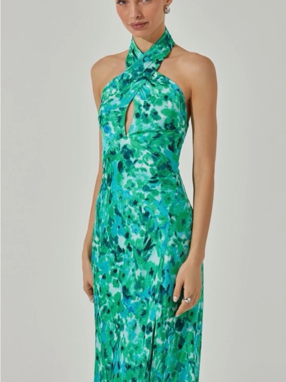 Marissa Halter Neck Midi Dress - Picture 3 of 12